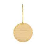 Custom Wood Ornament - Circle - 1