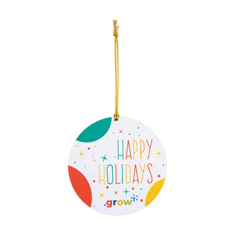 Custom Wood Ornament - Circle - 2