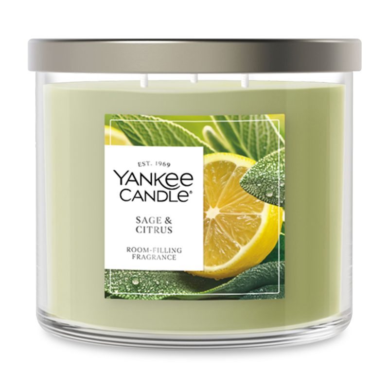 Custom Yankee Candle® 3-Wick Candle - Sage and Citrus - 3