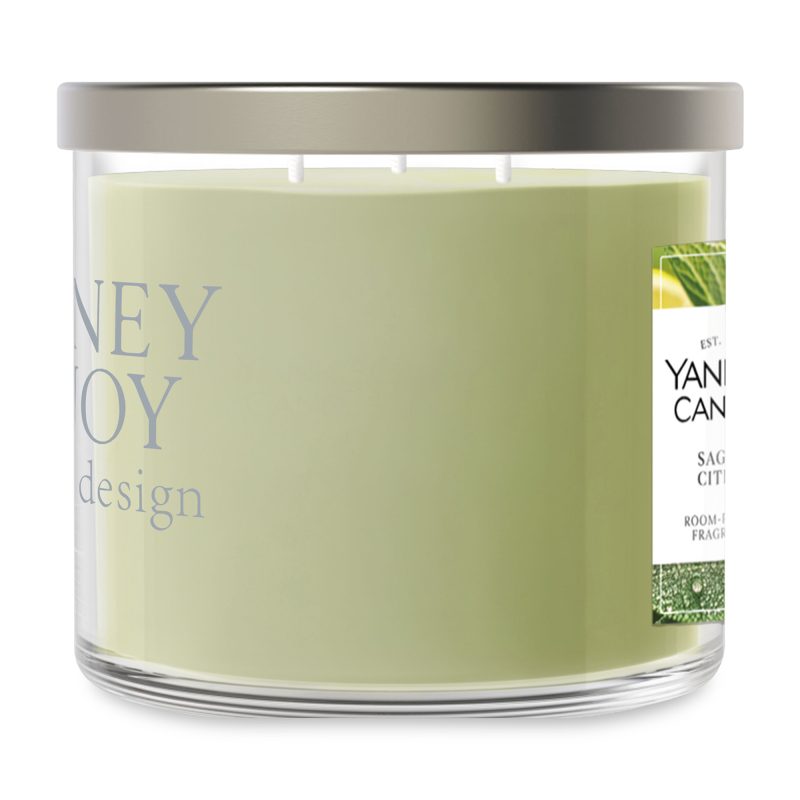 Custom Yankee Candle® 3-Wick Candle - Sage and Citrus - 4