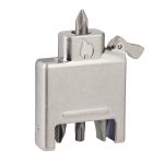 Custom Zippo® Usa-Made Bit Safe Screwdriver Brushed Chrome - 1