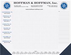 Custom 25 Sheet Desk Pad (21 ¾"x 17")