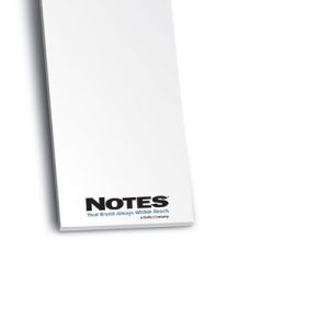 Custom 25-Sheet Stik-Withit® Adhesive Notepad (3"x8") Low Quantity