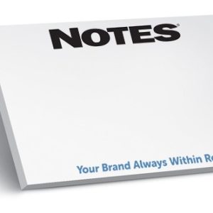 Custom 25-Sheet Stik-Withit® Low Quantity Adhesive Notepad (5"x3")