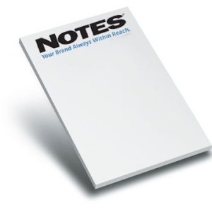 Custom 25-Sheet Stik-Withit® Low Quantity Adhesive Notepad (5"x8")