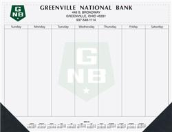 Custom 50 Sheet Desk Pad (21 ¾"x 17")