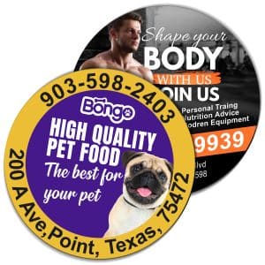 Custom 5.5" Circle Magnet