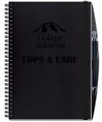 Custom Academic Journal Planner w/Embossed Paperboard Cover & Pen (7"x 10") - 2