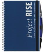 Custom Academic Journal Planner w/Embossed Paperboard Cover & Pen (7"x 10") - 4