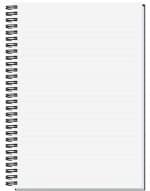 Custom Academic Journal Planner w/Embossed Paperboard Cover & Pen (7"x 10") - 6