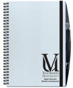 Custom Academic Journal Planner w/Embossed Paperboard Cover & Pen (7"x 10") - 8