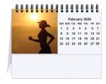 Custom Active Lifestyle Tent Desk Calendar (5 13/16"x 4 ½") - 1