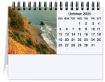 Custom American Coasts Tent Desk Calendar (5 13/16"x 4 ½") - 1