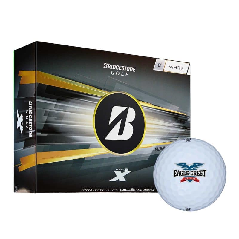 Custom Bridgestone Tour B X Golf Balls - 12 Pack