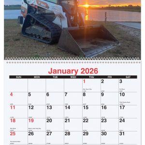 Custom Custom 13 Photo Wall Calendar w/Coil Binding (10 5/8"x 18 ¼")