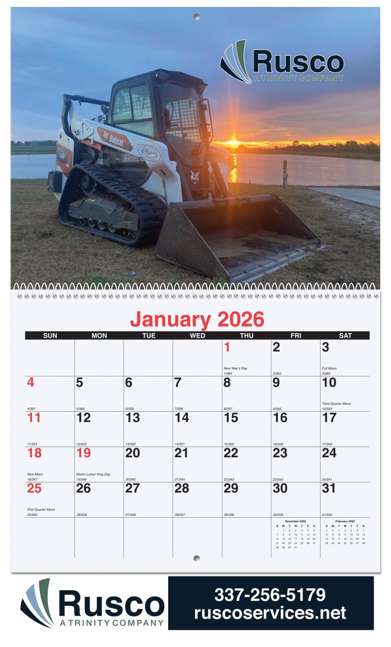 Custom-13-Photo-Wall-Calendar-wCoil-Binding-10-58x-18-¼-MW10 Custom Custom 13 Photo Wall Calendar w/Coil Binding (10 5/8"x 18 ¼")