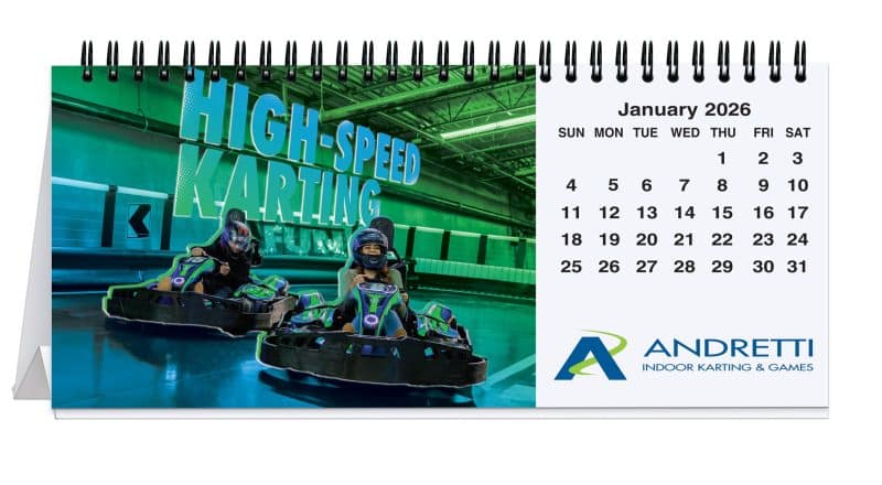 Custom Custom Photo Tent Desk Calendar (8 ¾"x 4")