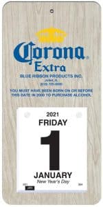 Custom Daily Wall Calendar (6"x 12 ¼") - 4