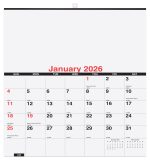Custom Deluxe Wall Pad Calendar w/2 Color Imprint - 1