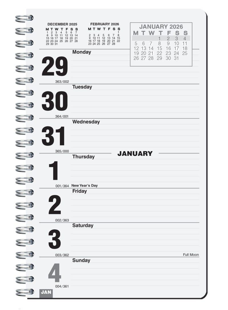 Custom Flex Weekly Planner w/Pen Safe Back - 4