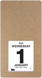 Custom Foil Stamped Daily Calendar (7"x 13") - 3
