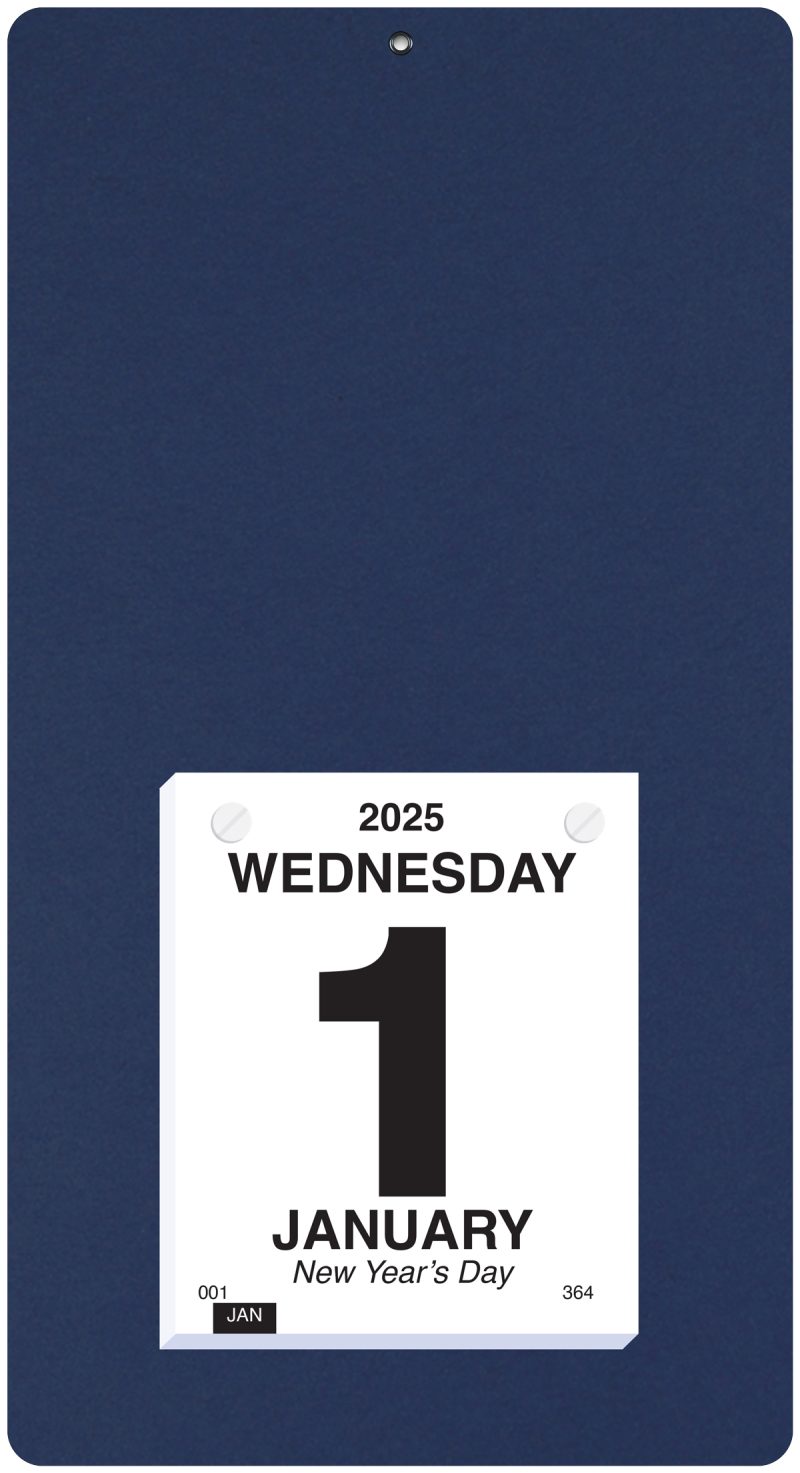Custom Foil Stamped Daily Calendar (7"x 13") - 6