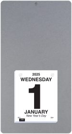 Custom Foil Stamped Daily Calendar (7"x 13") - 8