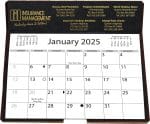 Custom Foil Stamped Easel Back Calendar (6 ¼"x 6 3/8")