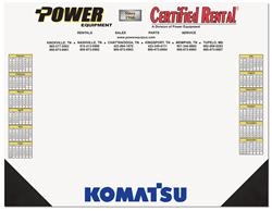 Custom Full Color 40 Sheet Desk Pad (21 ¾"x 17")