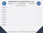Custom Full Color 50 Sheet Desk Pad (21 ¾"x 17") - 6
