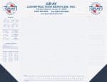 Custom Full Color 50 Sheet Desk Pad (21 ¾"x 17") - 8