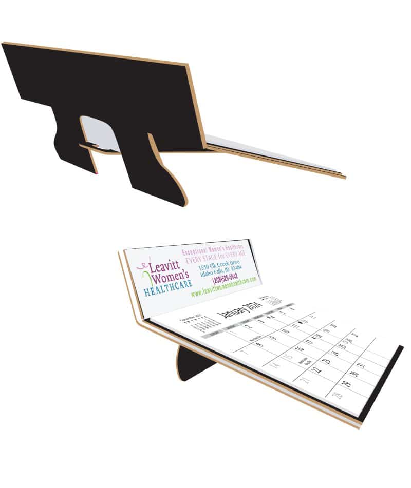 Custom Full Color Easel Back Calendar (6 ¼"x 6 3/8") - 1