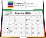 Custom Full Color Easel Back Calendar (6 ¼"x 6 3/8")