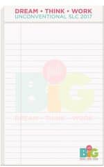 Custom Full Color Legal Pads w/Imprinted Sheets (5" x 8") - 4