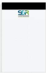 Custom Full Color Legal Pads w/Imprinted Sheets (5" x 8") - 5