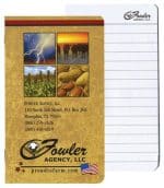 Custom Full Color Side Stapled Memo Books (3"x 5") - 5