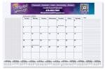 Custom Full Color Small Calendar Desk Pads (16 ¾"x 10 7/8")