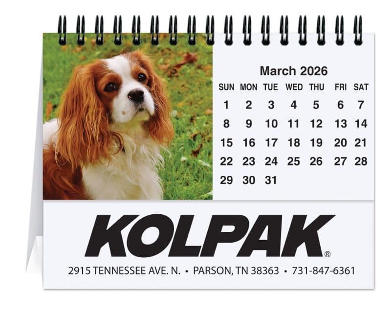 Custom Furever Friends Tent Desk Calendar (5 13/16"x 4 ½")