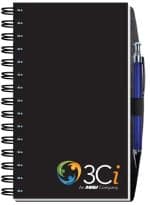 Custom Gloss Time Manager Calendar Planner w/Pen Safe Back (5"x 8") - 6