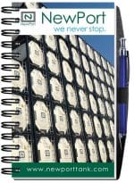 Custom Gloss Time Manager Calendar Planner w/Pen Safe Back (5"x 8") - 7