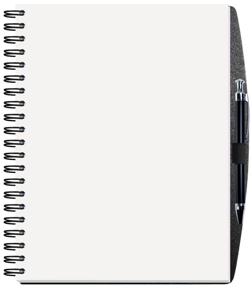 Custom Gloss Time Manager Calendar Planner w/Pen Safe Back (8 ¼"x 10 5/8") - 1