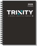 Custom Gloss Time Manager Calendar Planner w/Pen Safe Back (8 ¼"x 10 5/8")