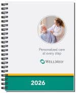 Custom Gloss Time Manager Calendar Planner w/Pen Safe Back (8 ¼"x 10 5/8") - 6