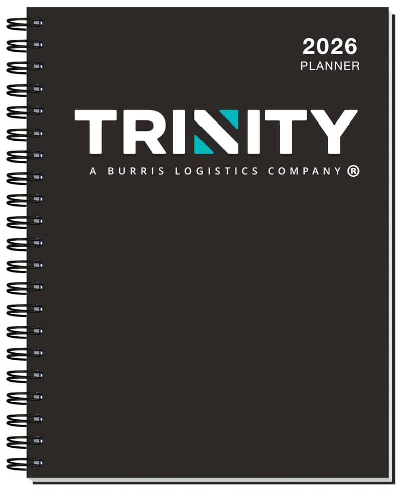 Custom Gloss Time Manager Calendar Planner w/Pen Safe Back (8 ¼"x 10 5/8")