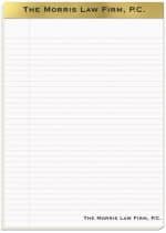 Custom Legal Pads w/Imprinted Sheets (8 ¼" x 11 ¾") - 5