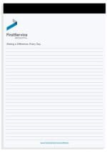 Custom Legal Pads w/Imprinted Sheets (8 ¼" x 11 ¾") - 7