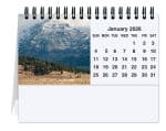 Custom Majestic Outdoors Tent Desk Calendar (5 13/16"x 4 ½") - 1