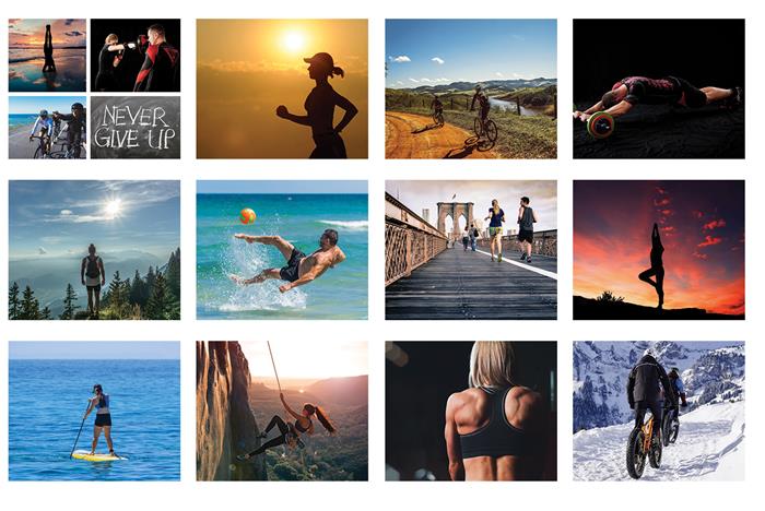 Custom Mini Tear-Off Sheet Calendar - Active Lifestyle - 1