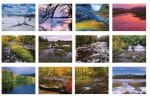 Custom Mini Tear-Off Sheet Calendar - Scenic Water - 1