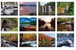 Custom Mini Tear Off Sheet Calendar - Waterways - 1